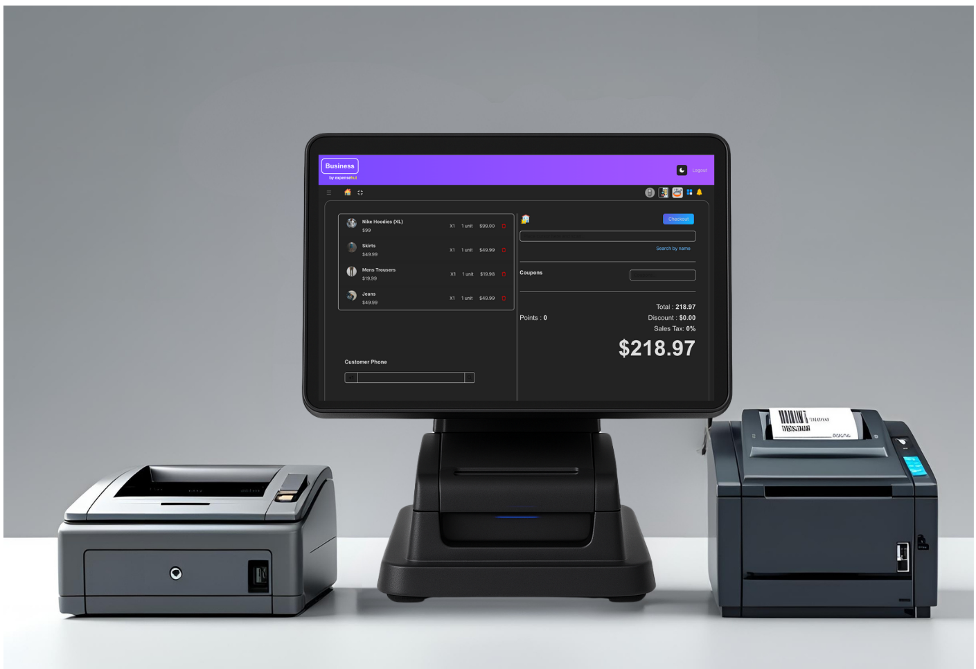Retail POS hardware