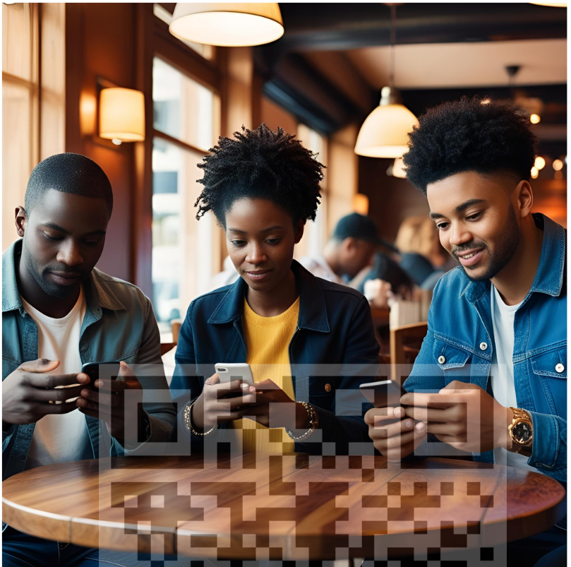 QR code scan to order at the table